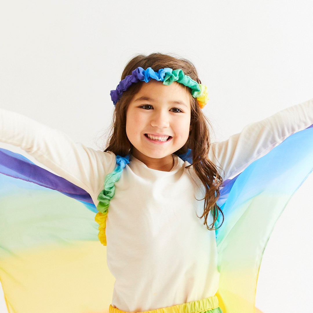 Silk Rainbow Crown