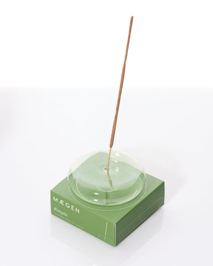 Dimple Glass Incense Holder