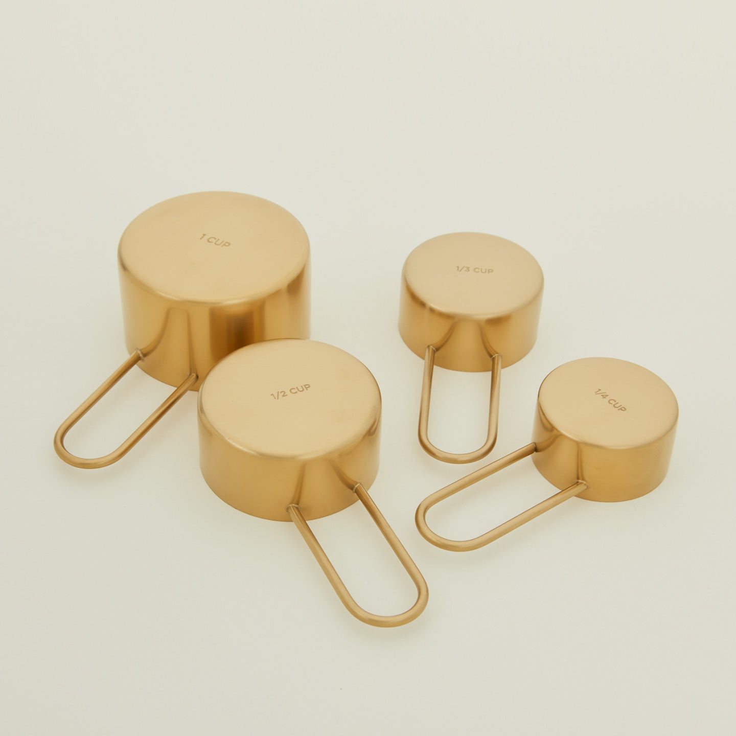 Brass Measuring Cup Set