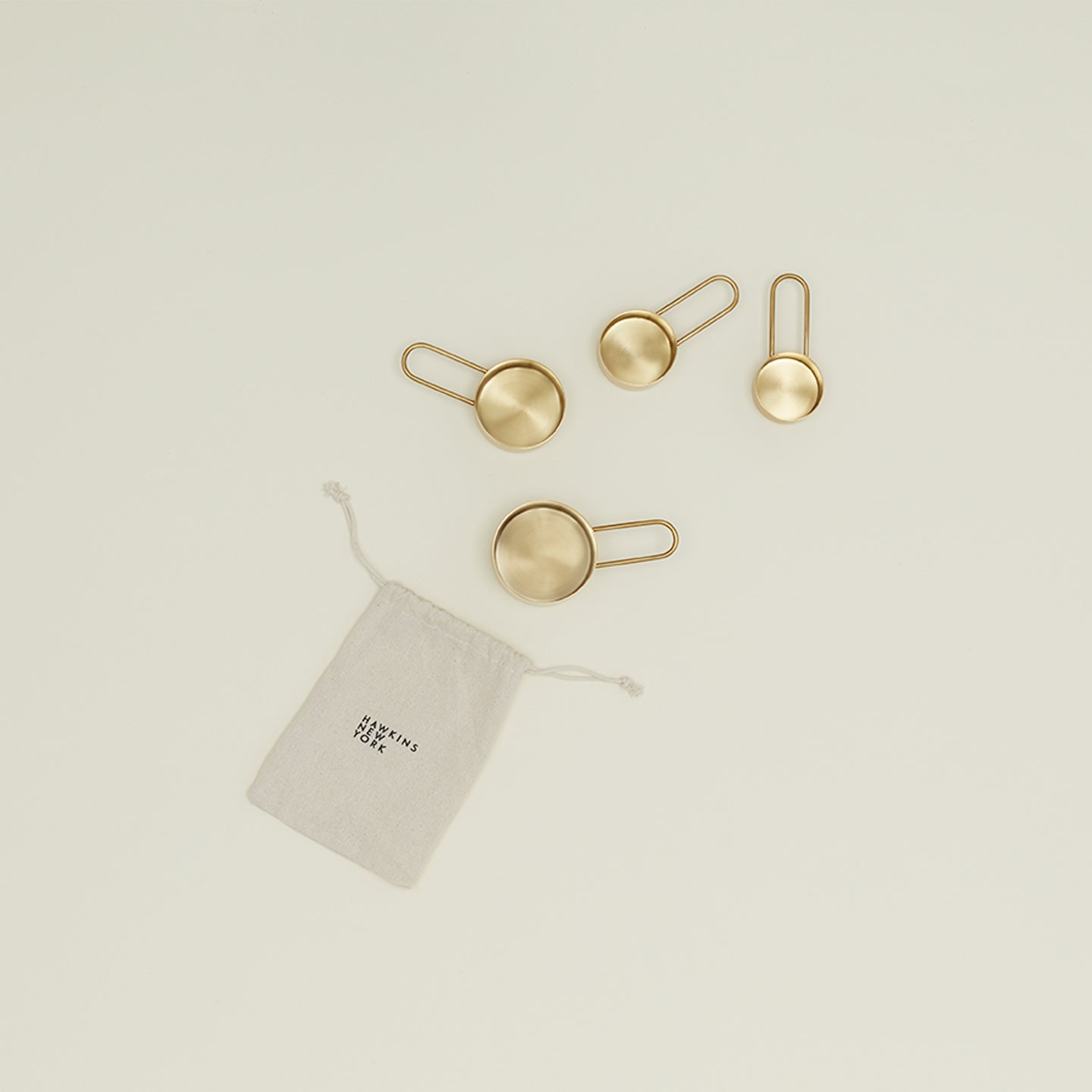 Brass Measuring Cup Set