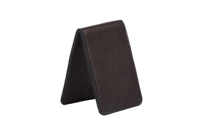 Highlands two slot wallet is slim and minimal in design. Aniline leather.