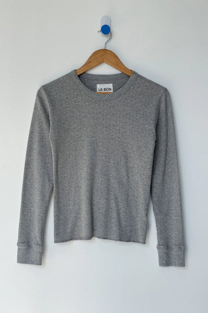 Pointelle Fundamental Long Sleeve Shirt