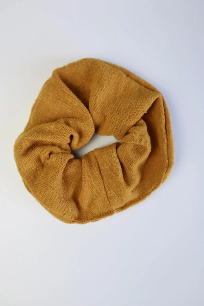 Raw Silk Scrunchies