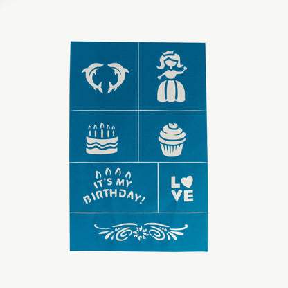 Adhesive Face Paint & Stencils