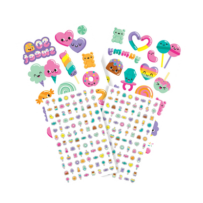 Temporary Tattoos & Nail Stickers Set