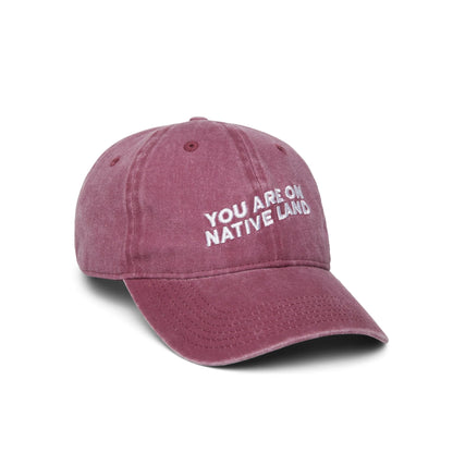You Are On Native Land Dad Cap