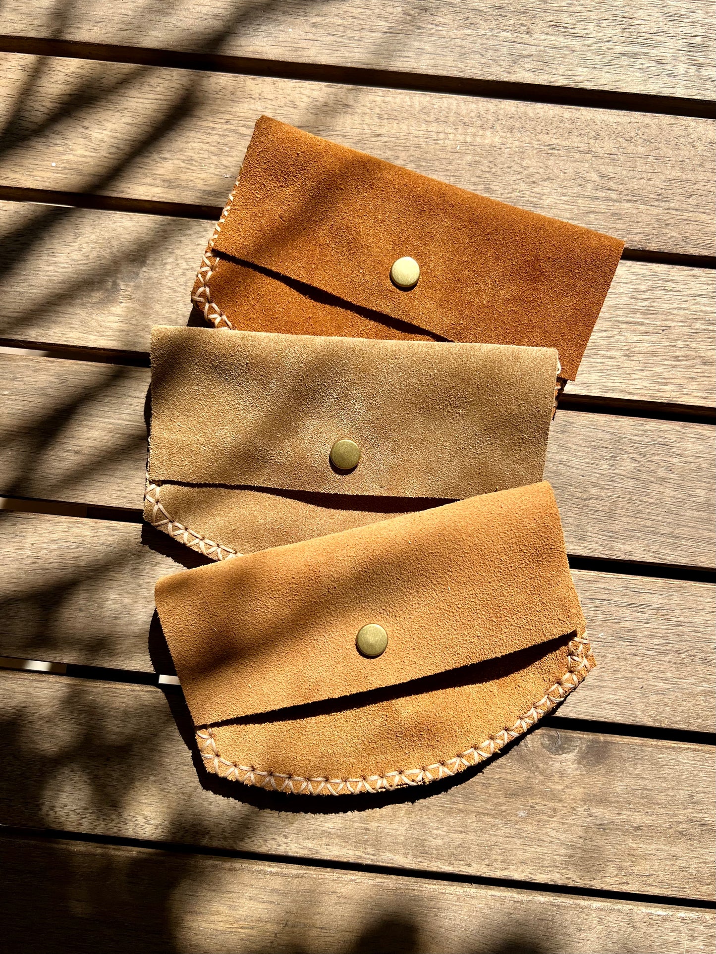 Round Suede Wallet
