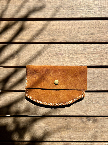 Round Suede Wallet