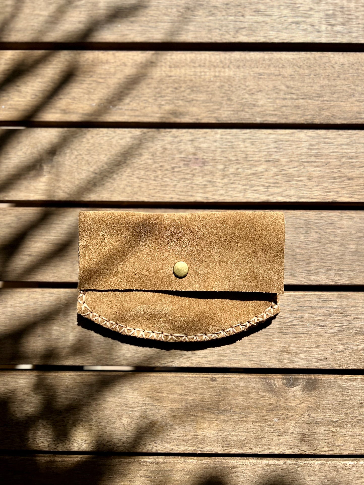Round Suede Wallet