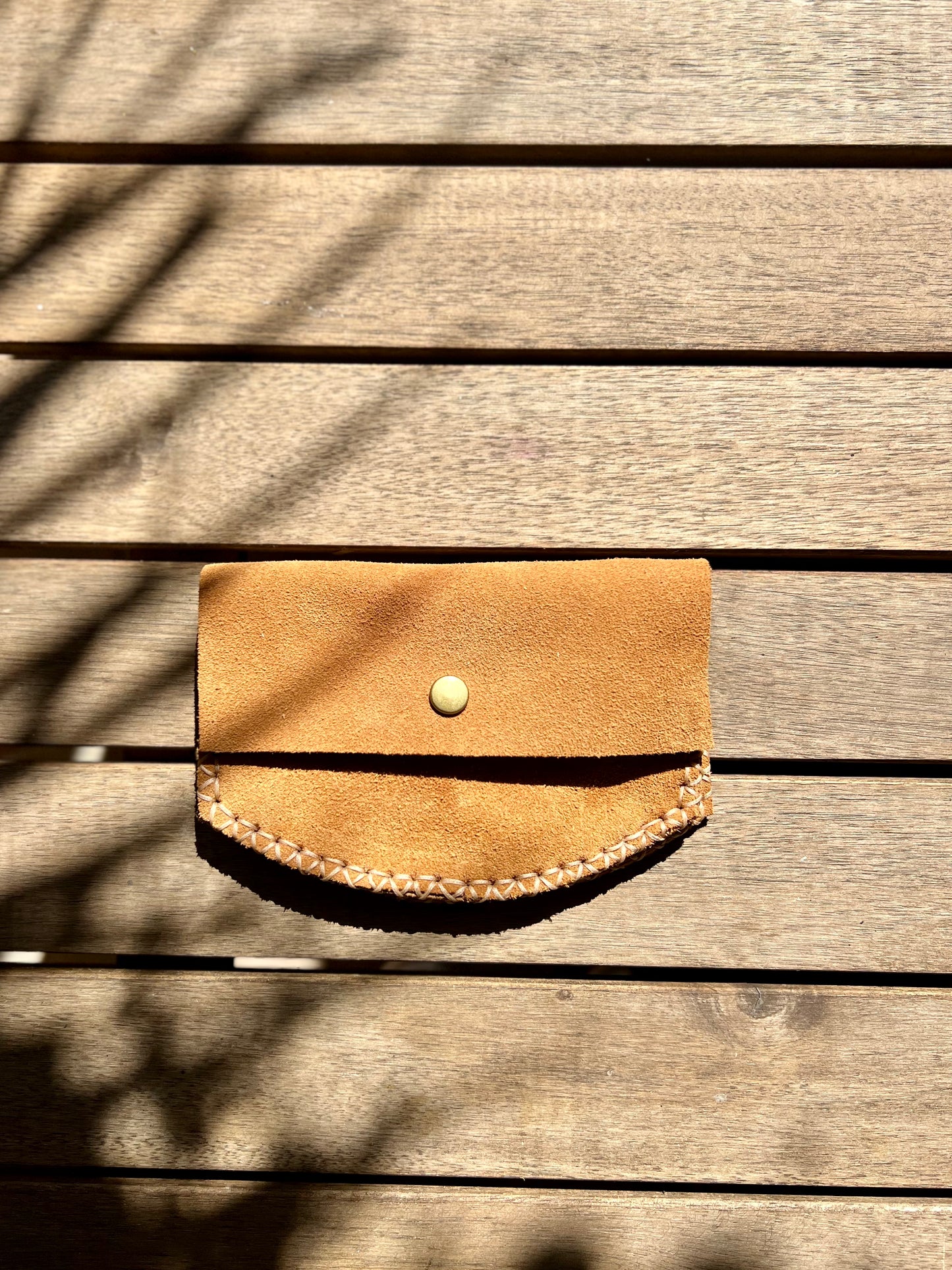 Round Suede Wallet