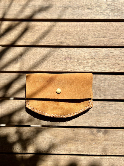 Round Suede Wallet