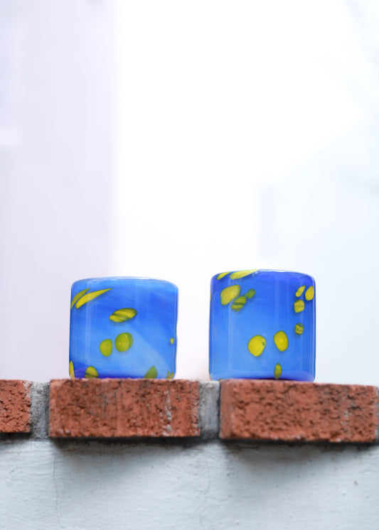 Hand blown glass set. Made in Guadalajara. luz collection