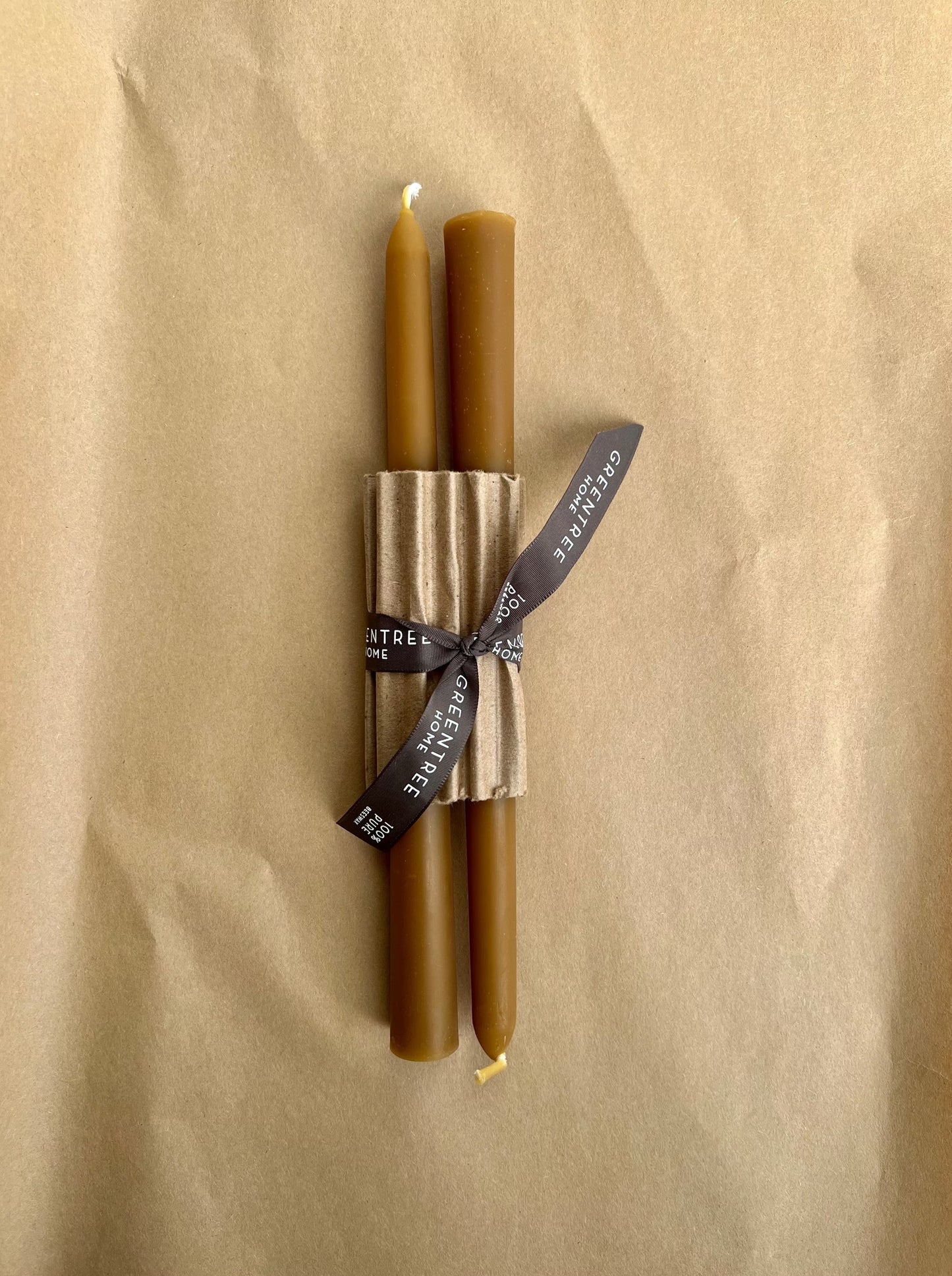 Everyday Tapers are "classic" candles. What makes a classic a classic? Beautiful anytime and anywhere – simple, meaningful, and perfect for every kind of occasion.  Set of 2, 100% pure North American beeswax candles. Each candle is hand poured and individually finished in New York State. burnt amber