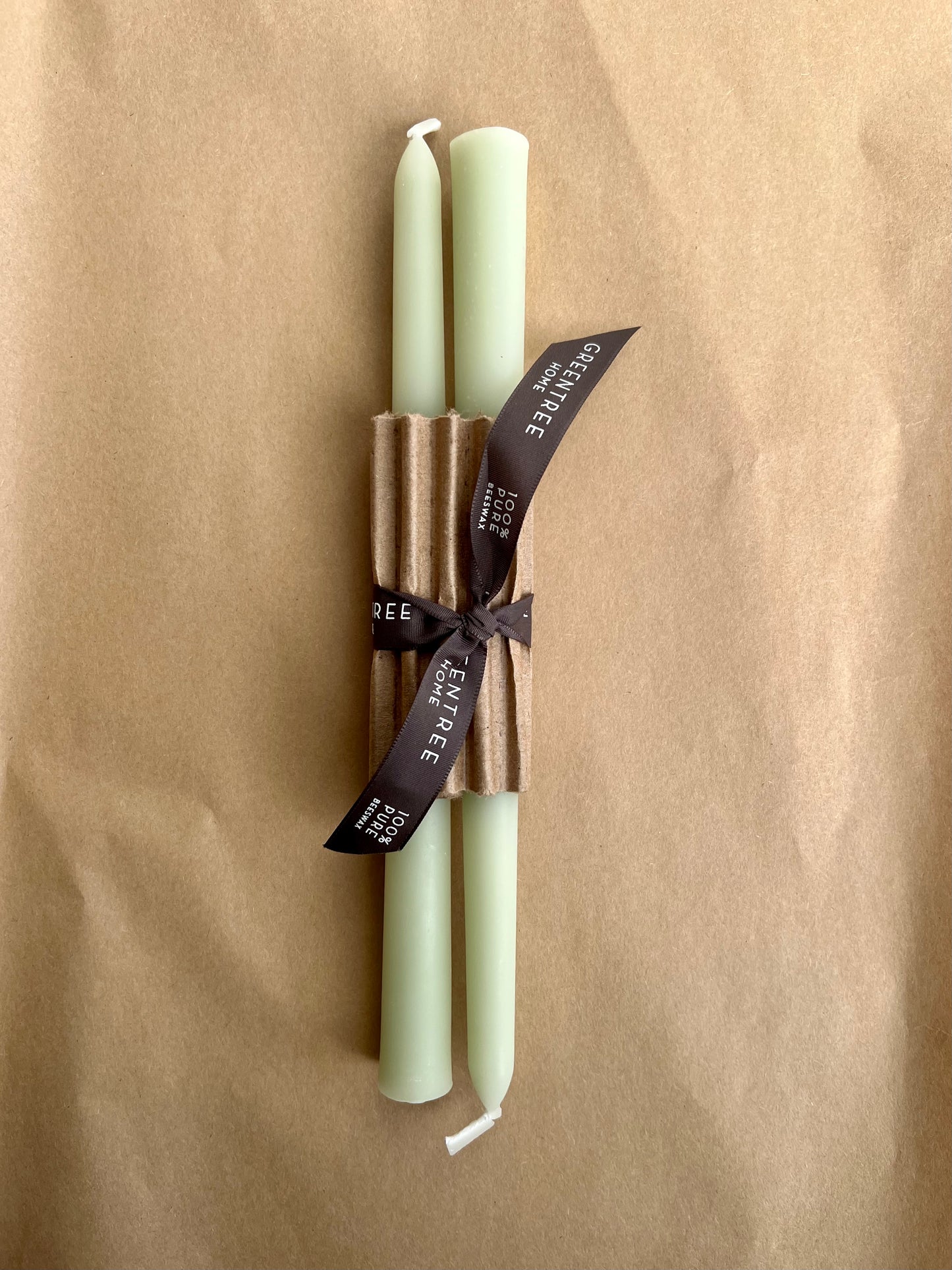 Everyday Tapers are "classic" candles. What makes a classic a classic? Beautiful anytime and anywhere – simple, meaningful, and perfect for every kind of occasion.  Set of 2, 100% pure North American beeswax candles. Each candle is hand poured and individually finished in New York State. celadon