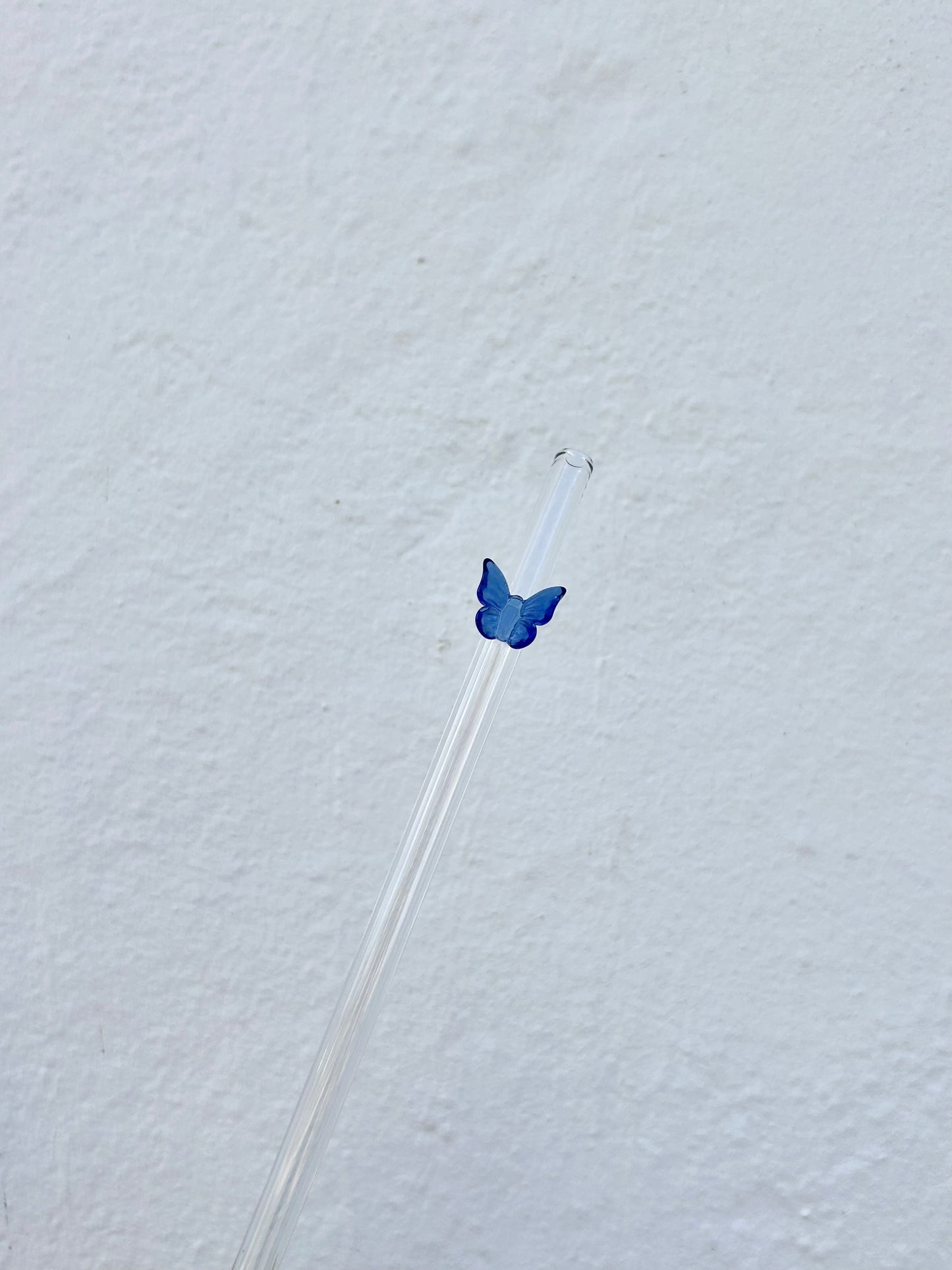 Butterfly Glass Straw