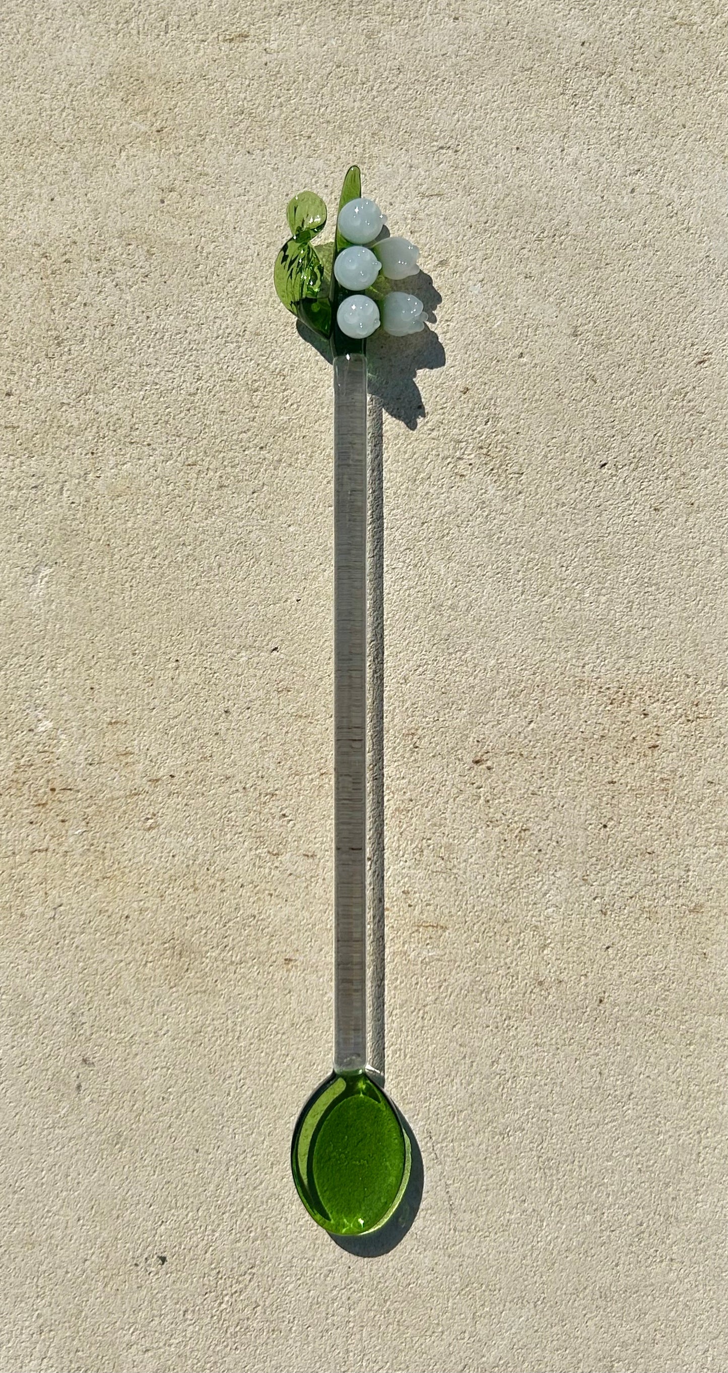 Flower Glass Stirring Spoon