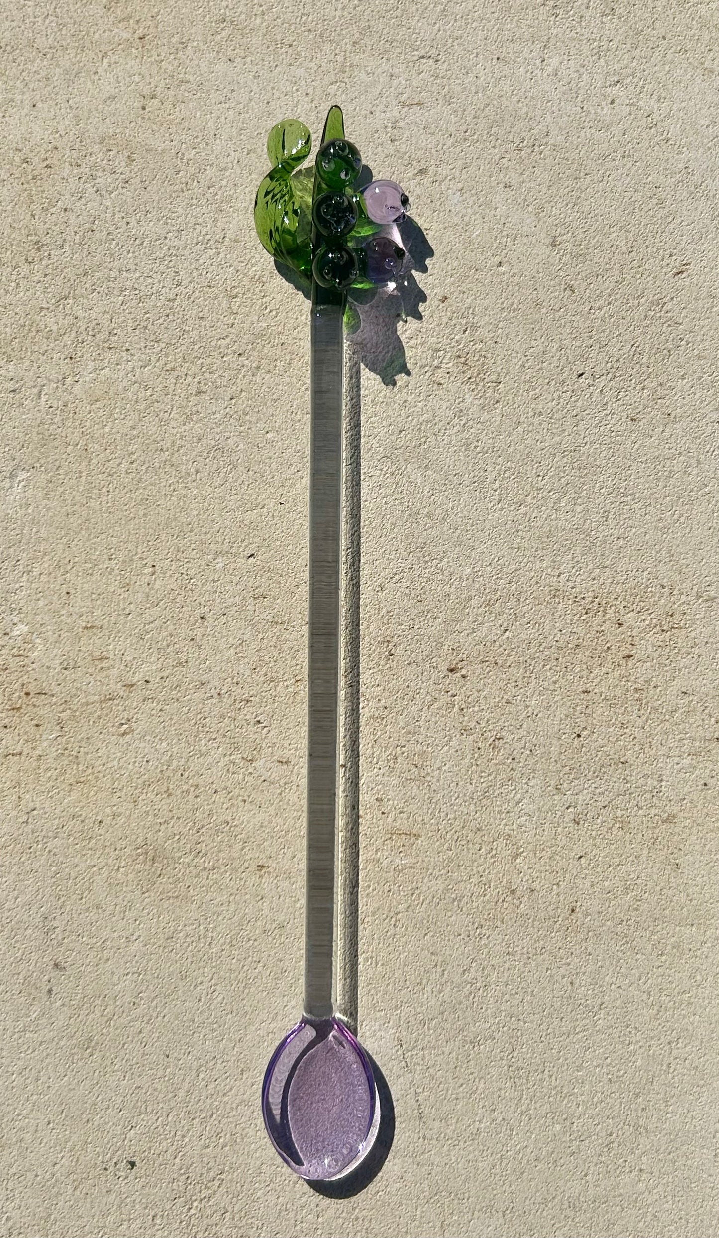 Flower Glass Stirring Spoon