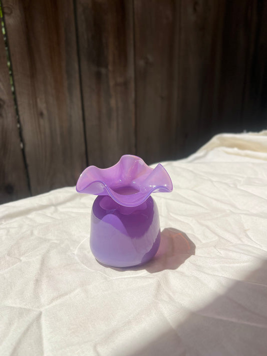Mini Ruffle Bud Vase