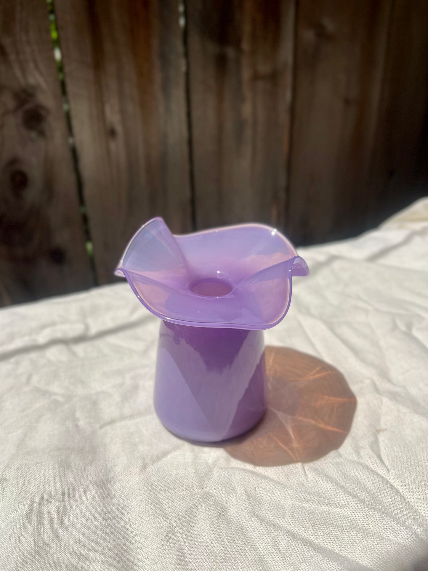 Ruffle Bud Vase