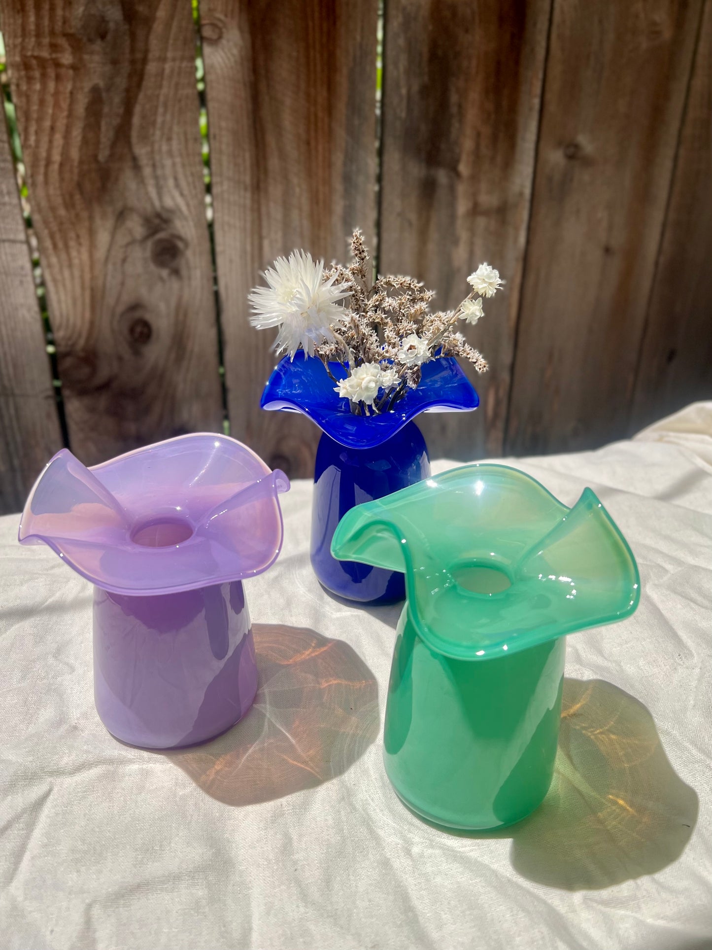 Ruffle Bud Vase