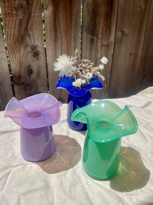 Ruffle Bud Vase