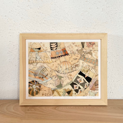 11x14 Joshua Tree House Print by Scout Dunbar. Made with pigment ink on textured archival cotton rag paper. Signed, titled, and dated.