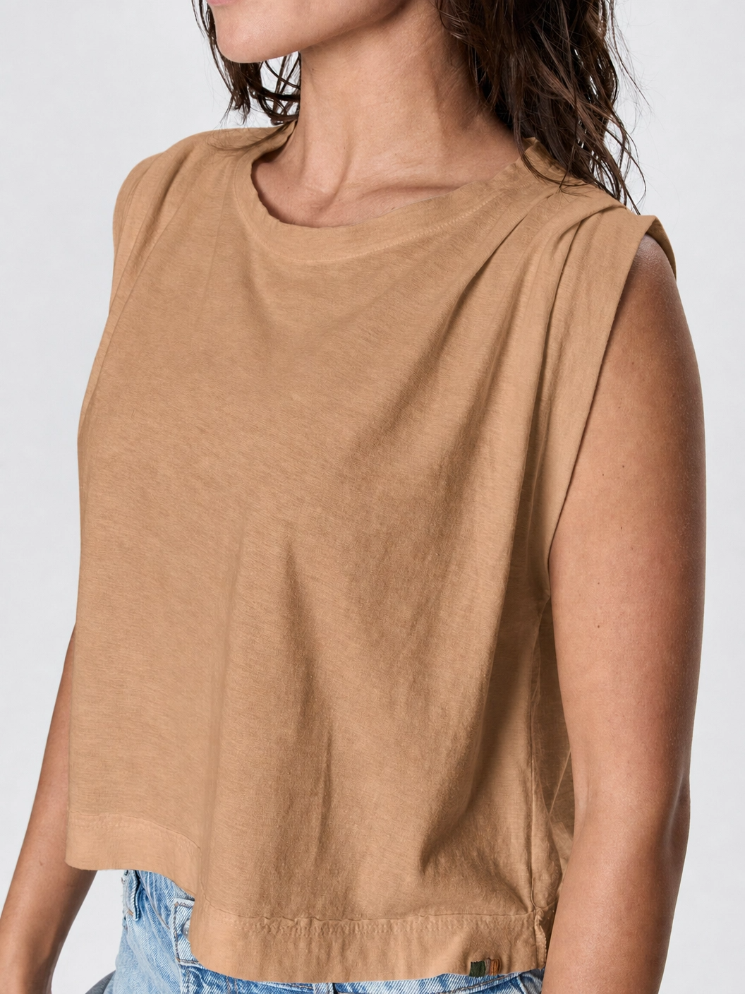 Jackie Pleated Tank Top