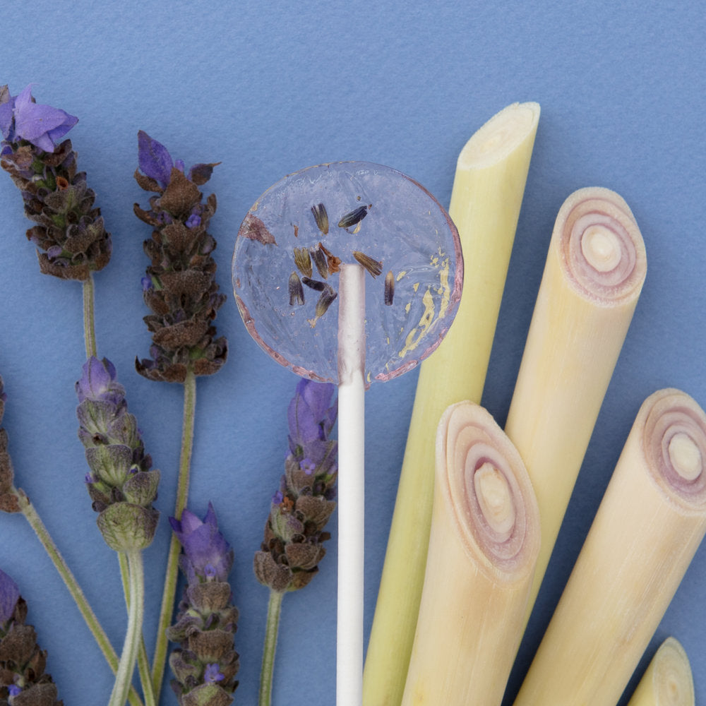 Amborella seed-bearing lollipop is botanical candy with edible herbs and flowers that weave throughout. After devouring, you can plant the biodegradable stick in soil horizontally, cover with a layer of top soil, water daily, and grow a herb or flower.