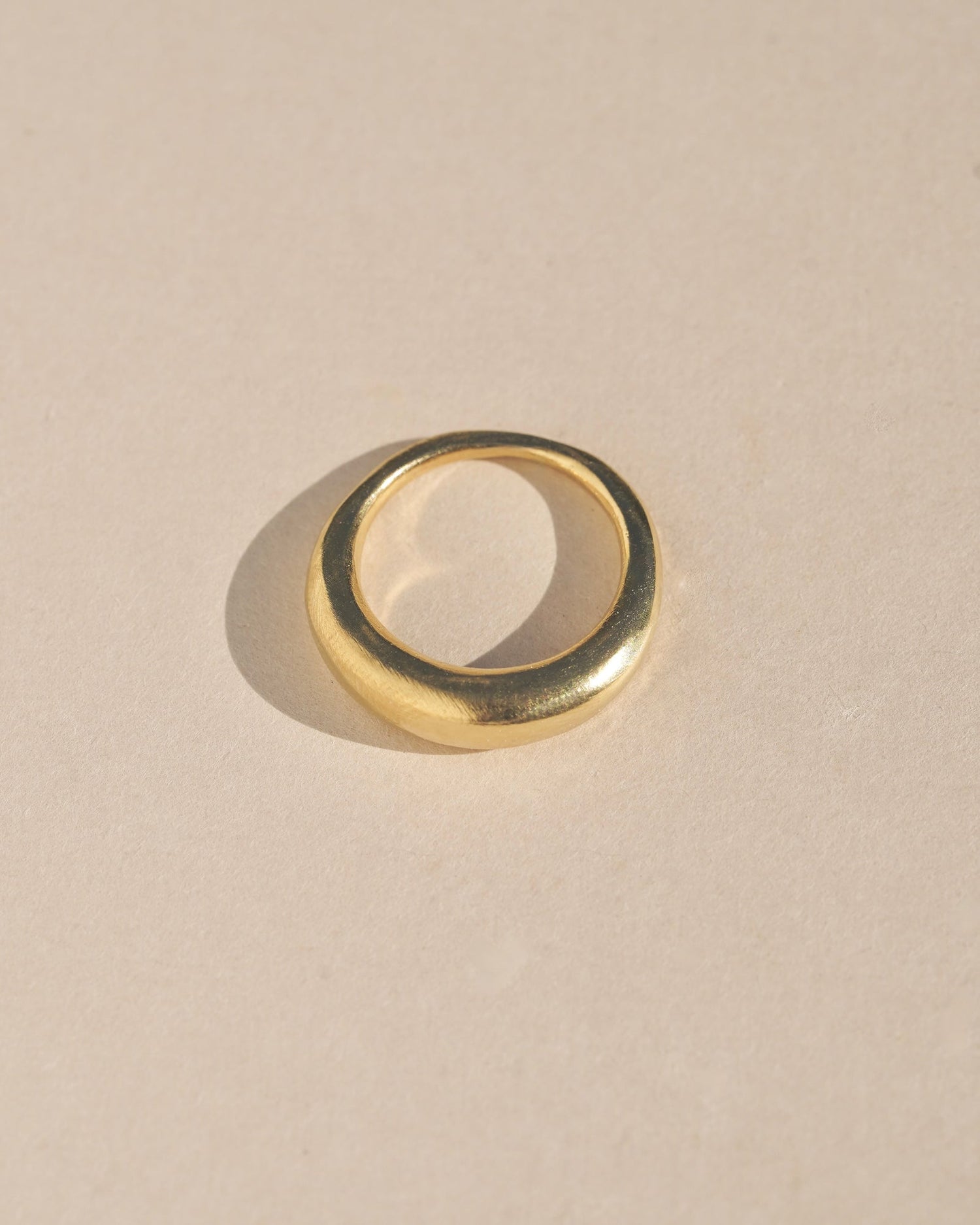 Gold vermeil cirrus ring by Mountainside Made.