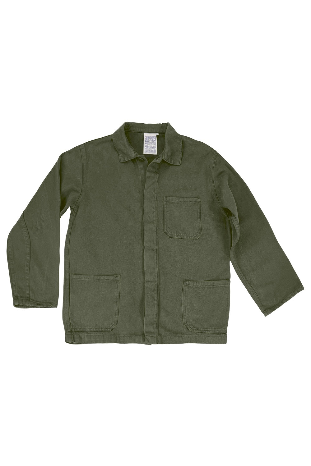 The Olympic Jacket is the Jungmaven equivalent of a French Work Coat. Wear it as a shirt or jacket. The button front wind shielding fabric keeps warmth in and cold out, and is built to stand the test of time.