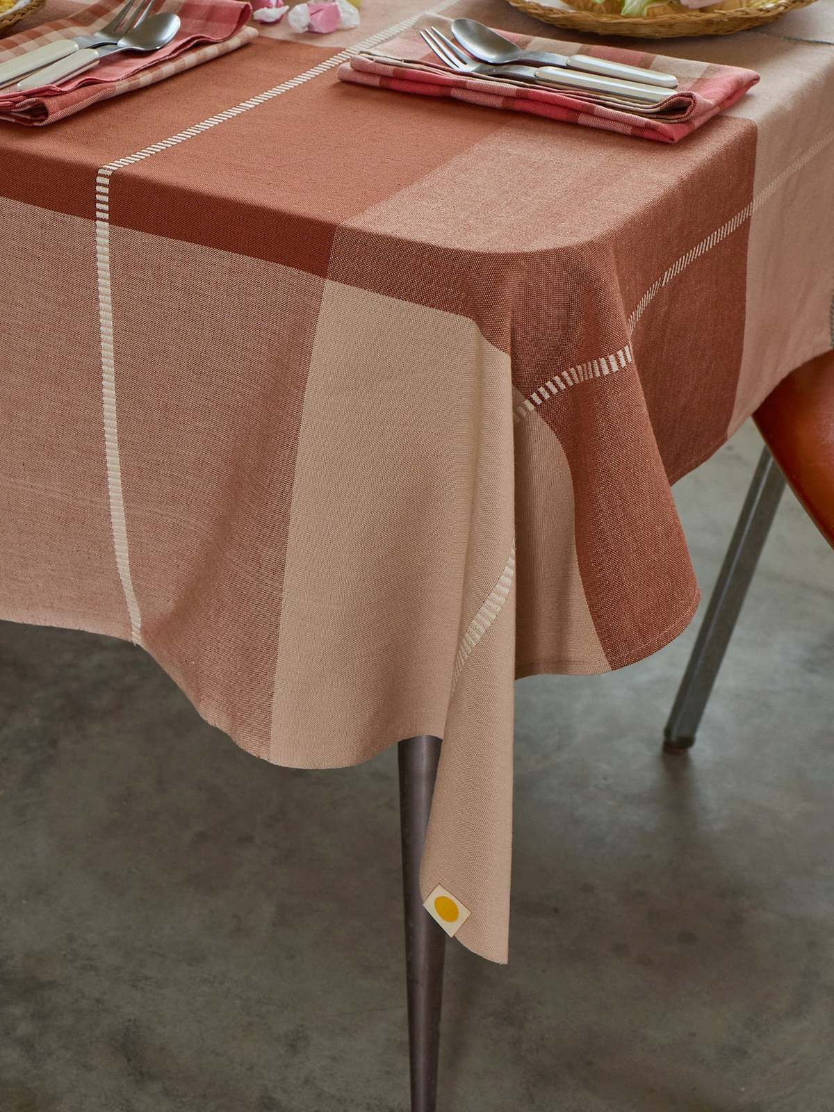 Check Square Tablecloth