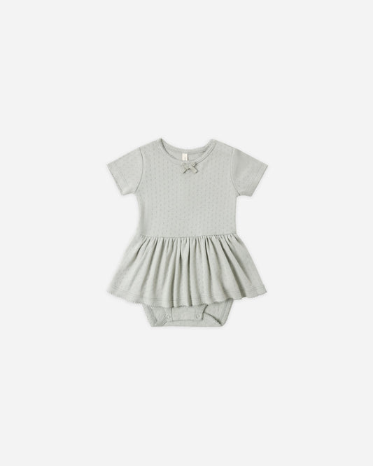Pointelle Skirted Bodysuit