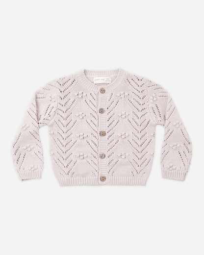 Lilac Knit Cardigan