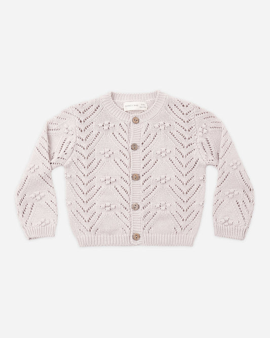 Lilac Knit Cardigan