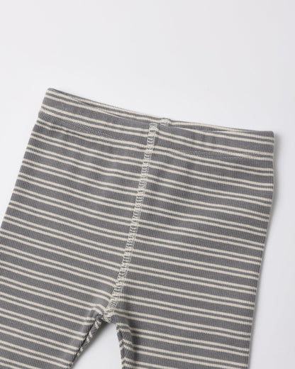 Slate Ribbed Tee + Legging Set