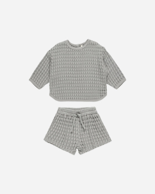 Flynn Set in Dusty Blue