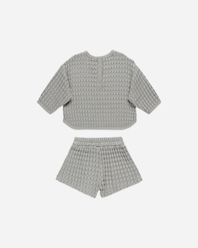 Flynn Set in Dusty Blue