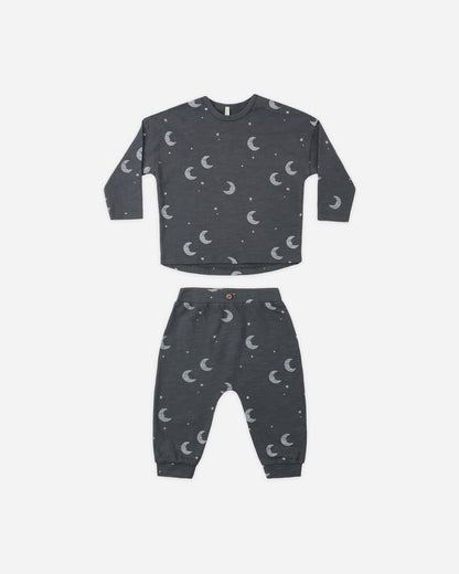 Moons Long Sleeve + Pant Set