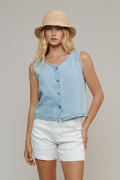 Jungmaven Skyline Denim Vest 