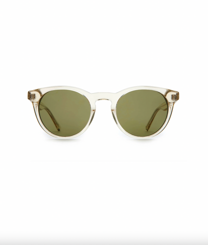 The Shake Appeal is a larger-than-average keyhole frame. It's fairly narrow, but its thin, adjustable temples allow for a more universal fit. Handcrafted bioacetate frames—biodegradable, plant-based, earth-friendlier. Rx-ready.
