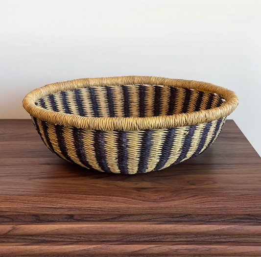Handwoven Bolga Table Basket