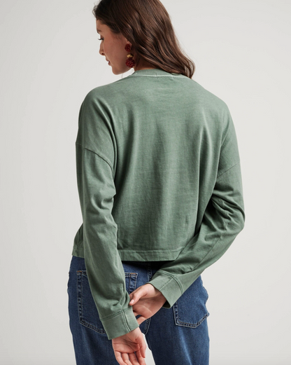 Relaxed Cropped Long Sleeve