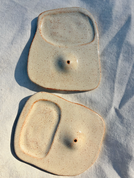 Shino Incense Dish