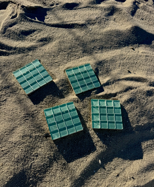 Sea Glass Tile Coaster
