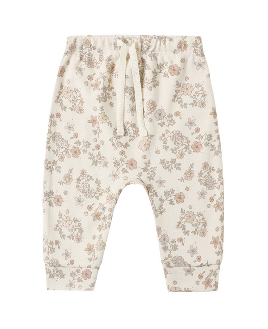 Floral Vine Drawstring Pant