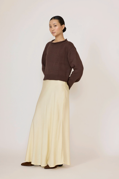 Bias Maxi Skirt