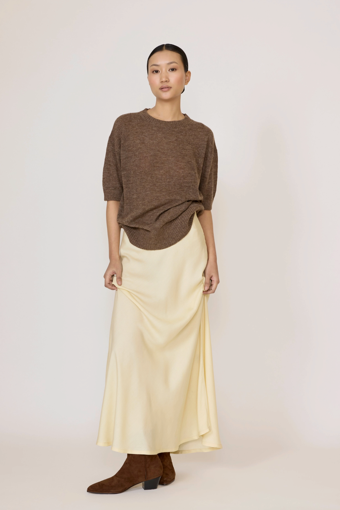 Bias Maxi Skirt