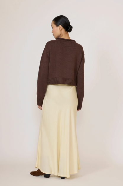 Bias Maxi Skirt