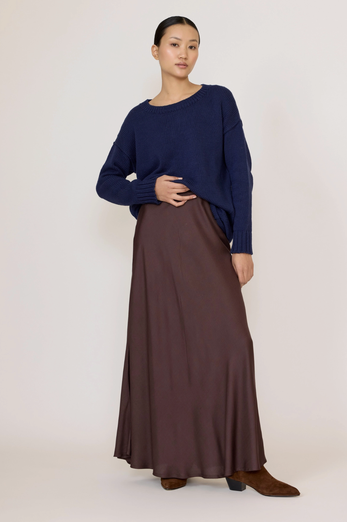 Bias Maxi Skirt
