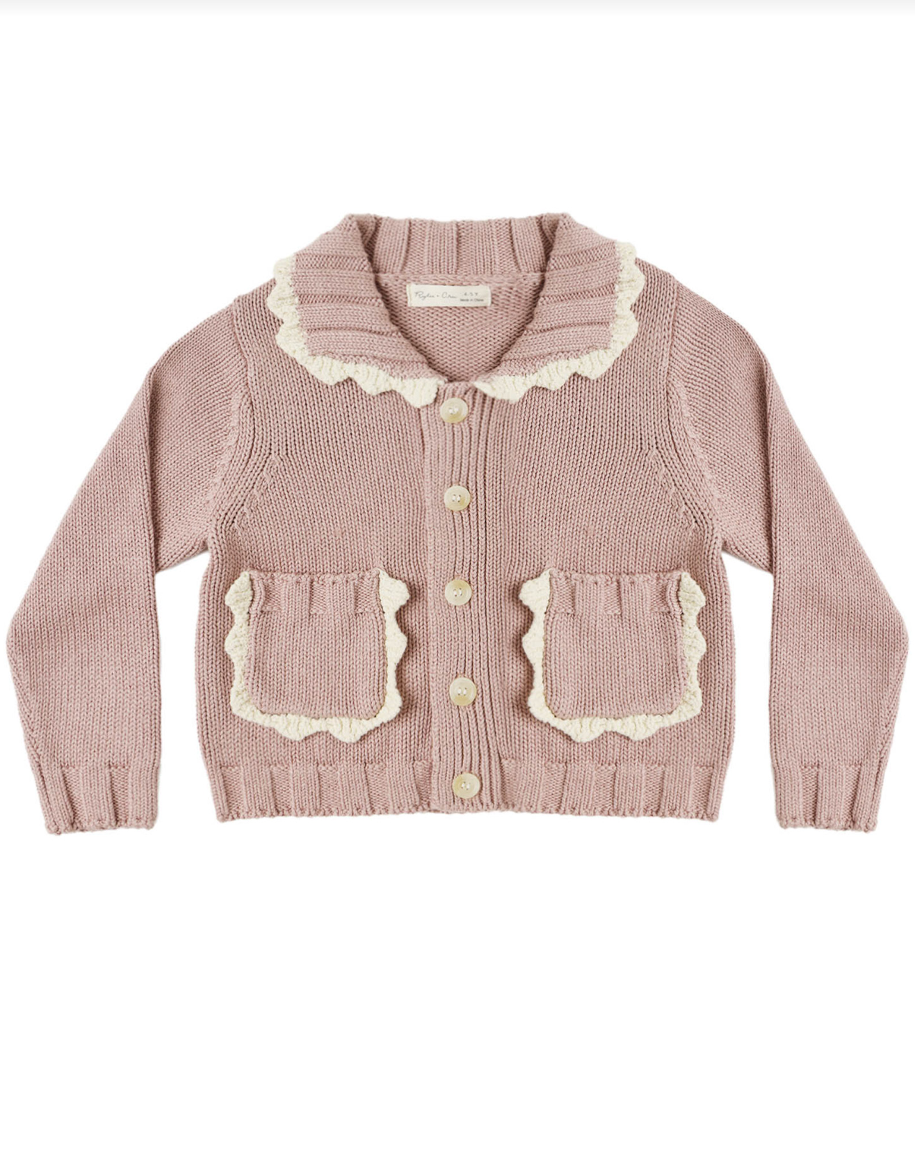 Rosewood Collared Cardigan